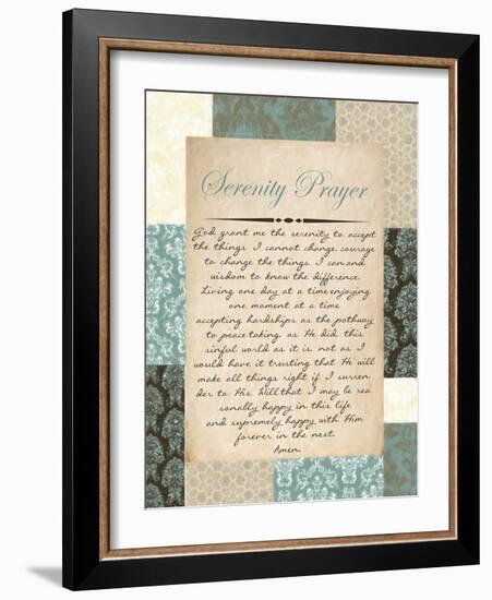 Serenity Blue-Taylor Greene-Framed Art Print