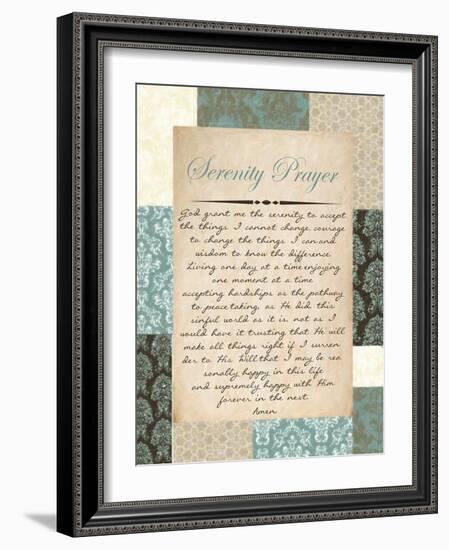 Serenity Blue-Taylor Greene-Framed Art Print