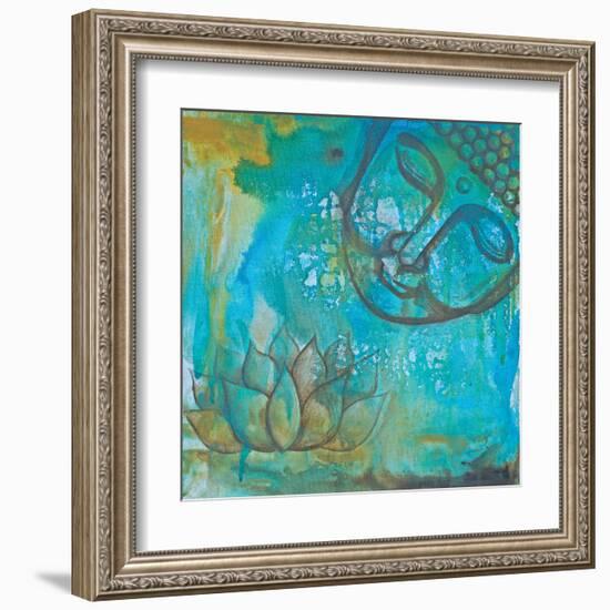 Serenity Buddha II-Pam Varacek-Framed Art Print