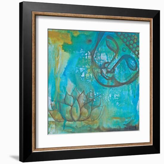 Serenity Buddha II-Pam Varacek-Framed Art Print