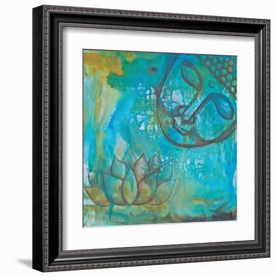 Serenity Buddha II-Pam Varacek-Framed Art Print