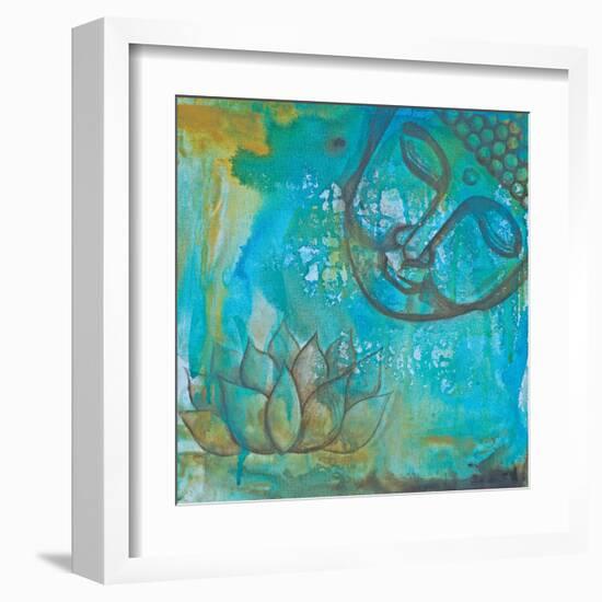 Serenity Buddha II-Pam Varacek-Framed Art Print