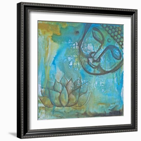 Serenity Buddha II-Pam Varacek-Framed Art Print