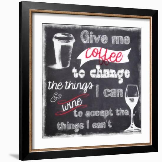 Serenity Coffee-Taylor Greene-Framed Art Print