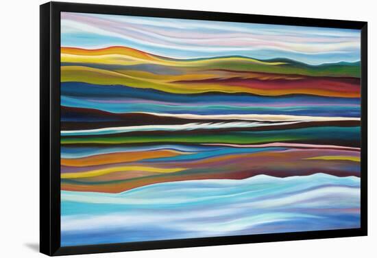 Serenity (Cropped)-Hyunah Kim-Framed Stretched Canvas