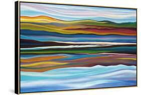 Serenity (Cropped)-Hyunah Kim-Framed Stretched Canvas