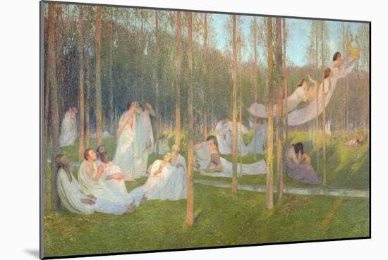 Serenity, Illustration for Book VI of the Aeneid-Henri Martin-Mounted Giclee Print