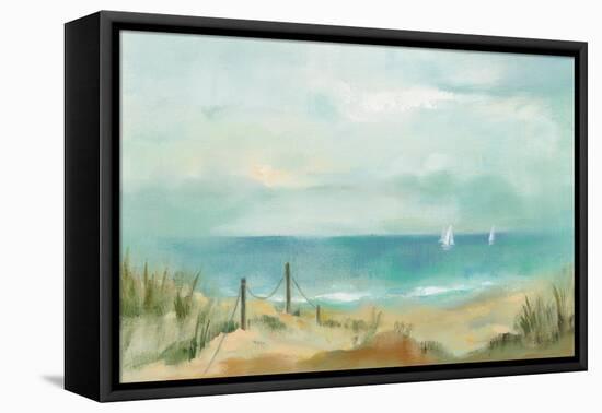 Serenity on the Beach-Silvia Vassileva-Framed Stretched Canvas