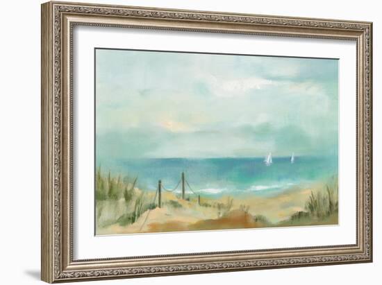 Serenity on the Beach-Silvia Vassileva-Framed Art Print