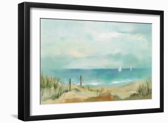 Serenity on the Beach-Silvia Vassileva-Framed Art Print