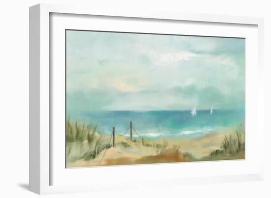 Serenity on the Beach-Silvia Vassileva-Framed Art Print