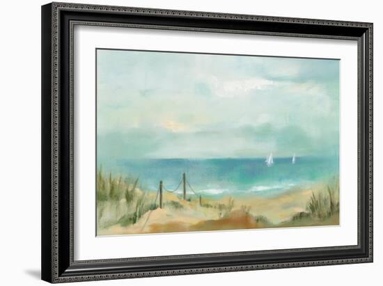 Serenity on the Beach-Silvia Vassileva-Framed Art Print