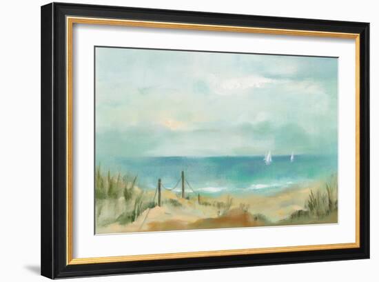 Serenity on the Beach-Silvia Vassileva-Framed Art Print