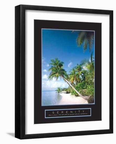 Serenity - Palm Trees-Unknown Unknown-Framed Photo