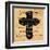 Serenity Prayer Cross-Diane Stimson-Framed Art Print