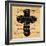 Serenity Prayer Cross-Diane Stimson-Framed Art Print