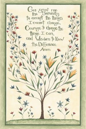 serenity prayer art print cindy shamp art com
