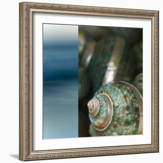 Serenity Shores II-Sidney Aver-Framed Art Print