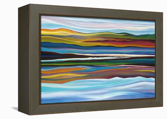 Serenity-Hyunah Kim-Framed Stretched Canvas