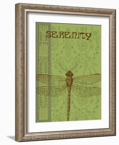 Serenity-Ricki Mountain-Framed Art Print