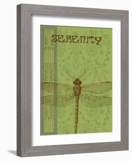 Serenity-Ricki Mountain-Framed Art Print