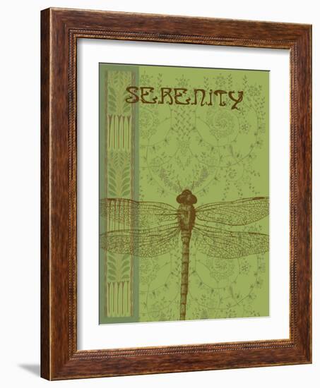 Serenity-Ricki Mountain-Framed Art Print