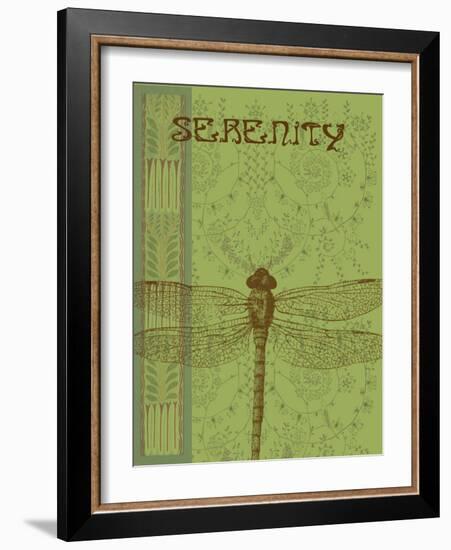 Serenity-Ricki Mountain-Framed Art Print