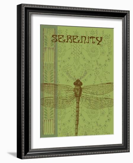 Serenity-Ricki Mountain-Framed Art Print