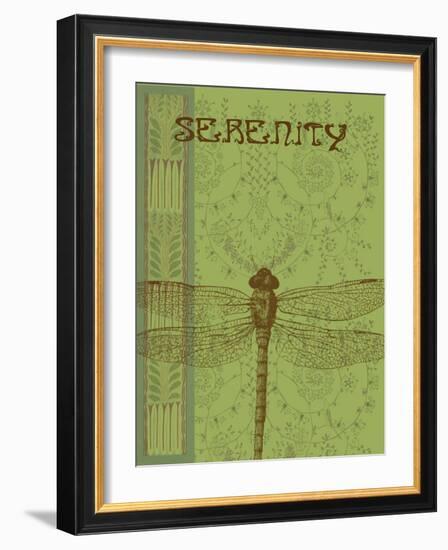 Serenity-Ricki Mountain-Framed Art Print