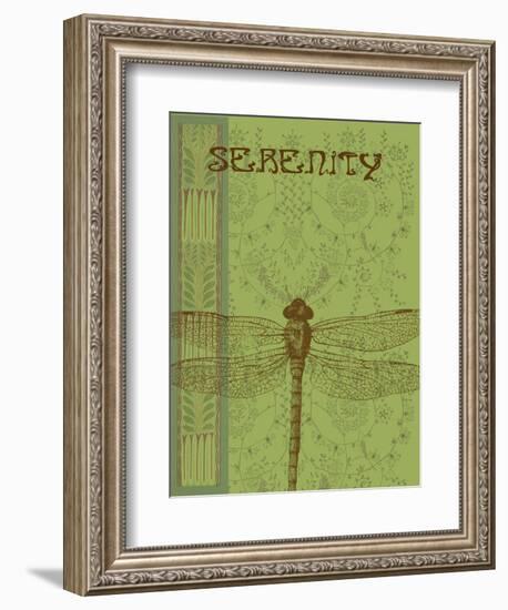 Serenity-Ricki Mountain-Framed Art Print