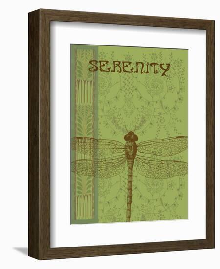 Serenity-Ricki Mountain-Framed Art Print