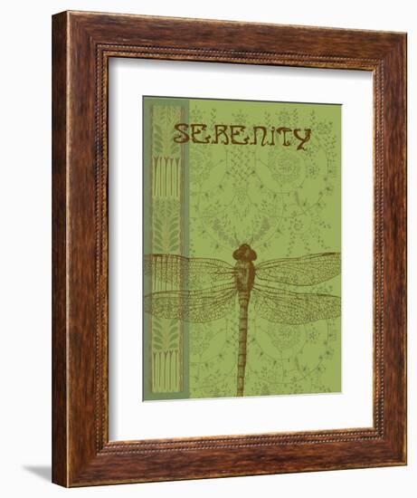 Serenity-Ricki Mountain-Framed Art Print