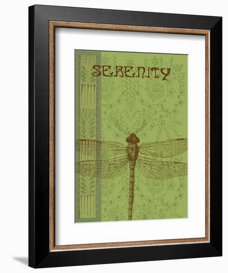 Serenity-Ricki Mountain-Framed Art Print