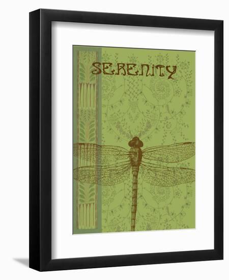 Serenity-Ricki Mountain-Framed Art Print