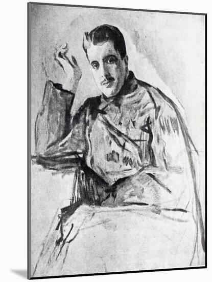 Serge Diaghilev, 1904-Valentin Aleksandrovich Serov-Mounted Giclee Print