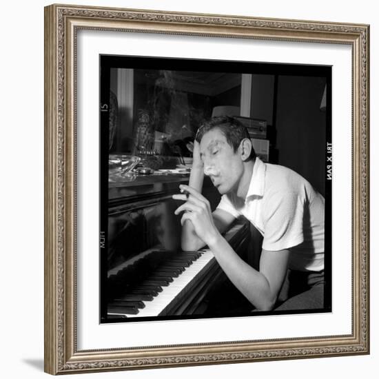 Serge Gainsbourg Smoking-DR-Framed Photographic Print