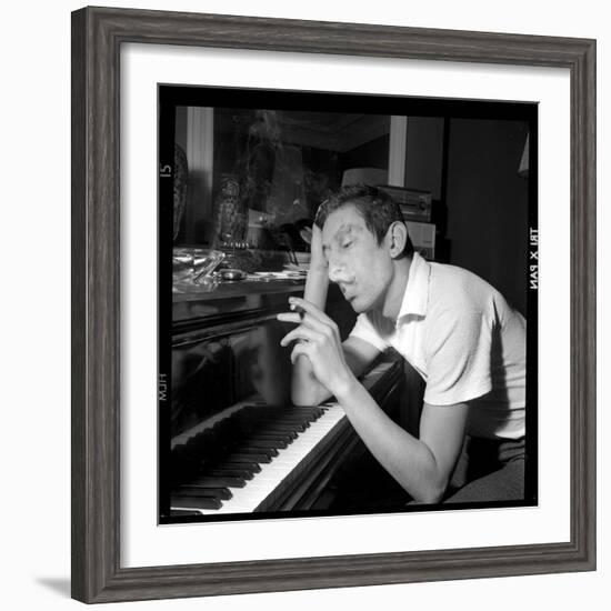 Serge Gainsbourg Smoking-DR-Framed Photographic Print