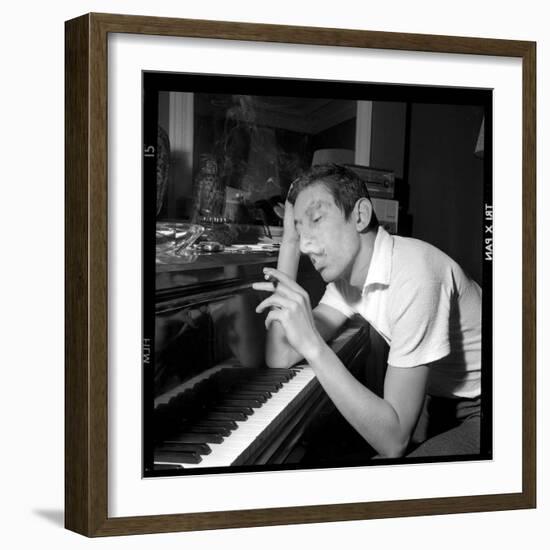 Serge Gainsbourg Smoking-DR-Framed Photographic Print