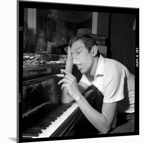 Serge Gainsbourg Smoking-DR-Mounted Photographic Print