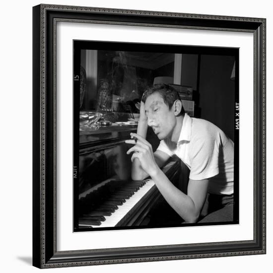 Serge Gainsbourg Smoking-DR-Framed Photographic Print