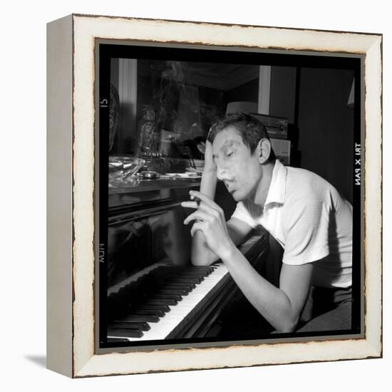 Serge Gainsbourg Smoking-DR-Framed Premier Image Canvas