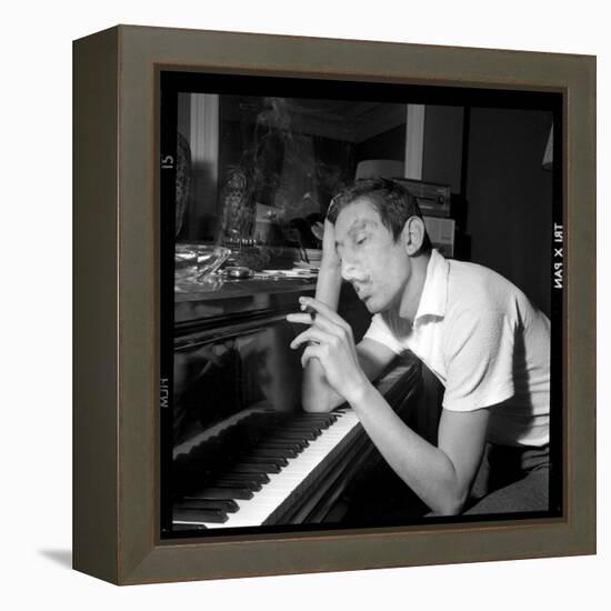 Serge Gainsbourg Smoking-DR-Framed Premier Image Canvas