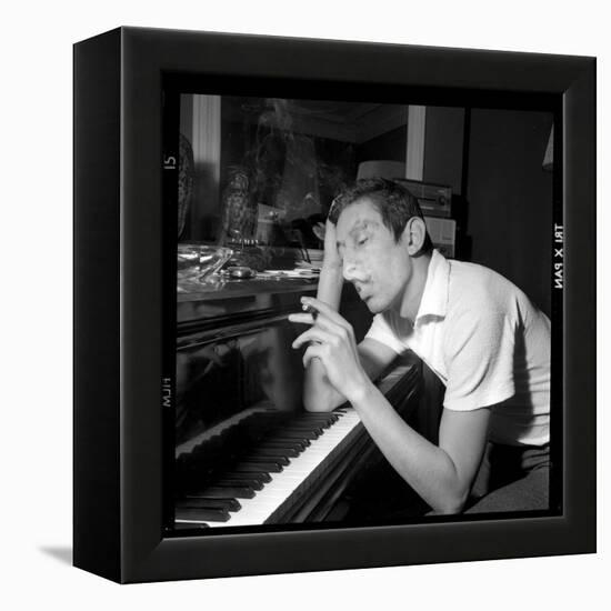Serge Gainsbourg Smoking-DR-Framed Premier Image Canvas