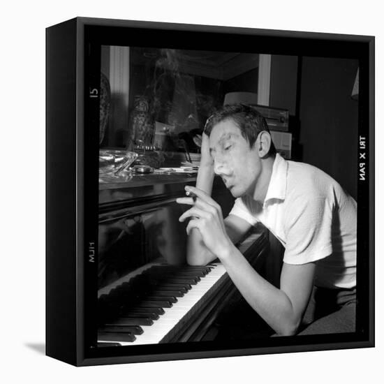 Serge Gainsbourg Smoking-DR-Framed Premier Image Canvas