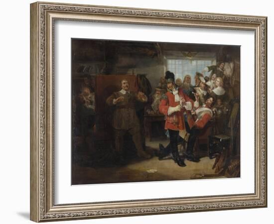 Sergeant Bothwell Challenging Balfour-Edward Matthew Ward-Framed Giclee Print