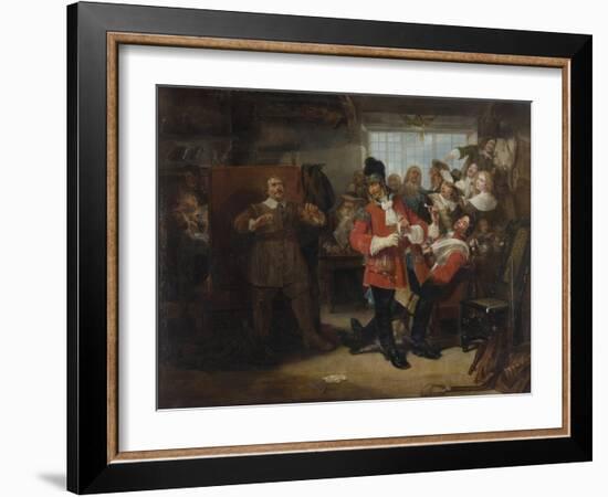 Sergeant Bothwell Challenging Balfour-Edward Matthew Ward-Framed Giclee Print