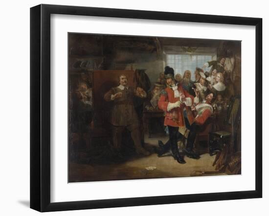 Sergeant Bothwell Challenging Balfour-Edward Matthew Ward-Framed Giclee Print