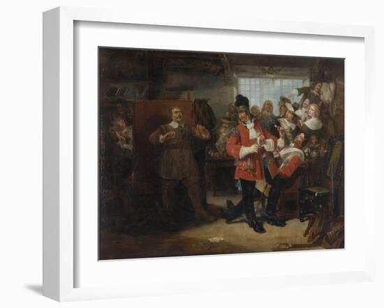 Sergeant Bothwell Challenging Balfour-Edward Matthew Ward-Framed Giclee Print