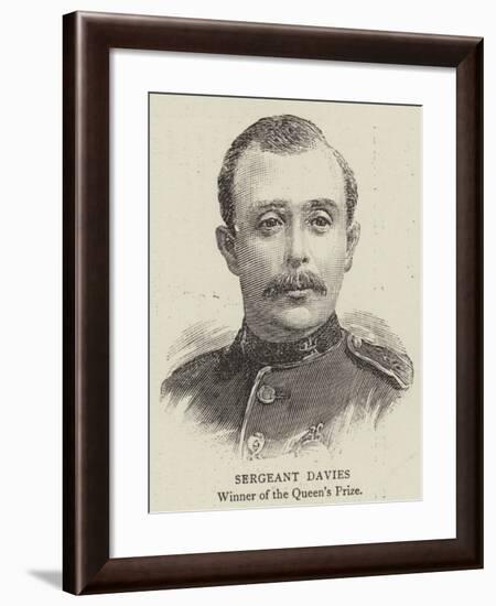 Sergeant Davies-null-Framed Giclee Print