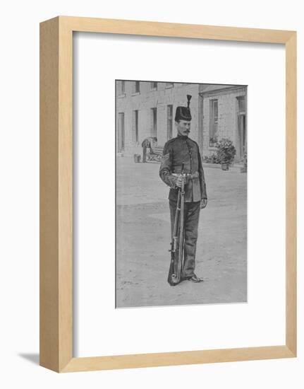 'Sergeant, The King's Royal Rifle Corps', c1880-Unknown-Framed Photographic Print